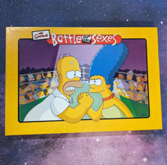 University Games Battle of the Sexes Simpsons Board Game Vintage EUC