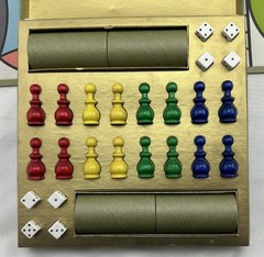 1959 Parcheesi Game Deluxe Edition by Selchow & Righter Complete in Great Cond