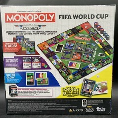 Monopoly Panini Prizm FIFA World Cup Board Game Includes 1 Starter & 2 Prizm Pk