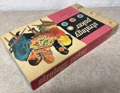STRATEGY POKER Board GAME Rare Complete VINTAGE 1967 MILTON BRADLEY