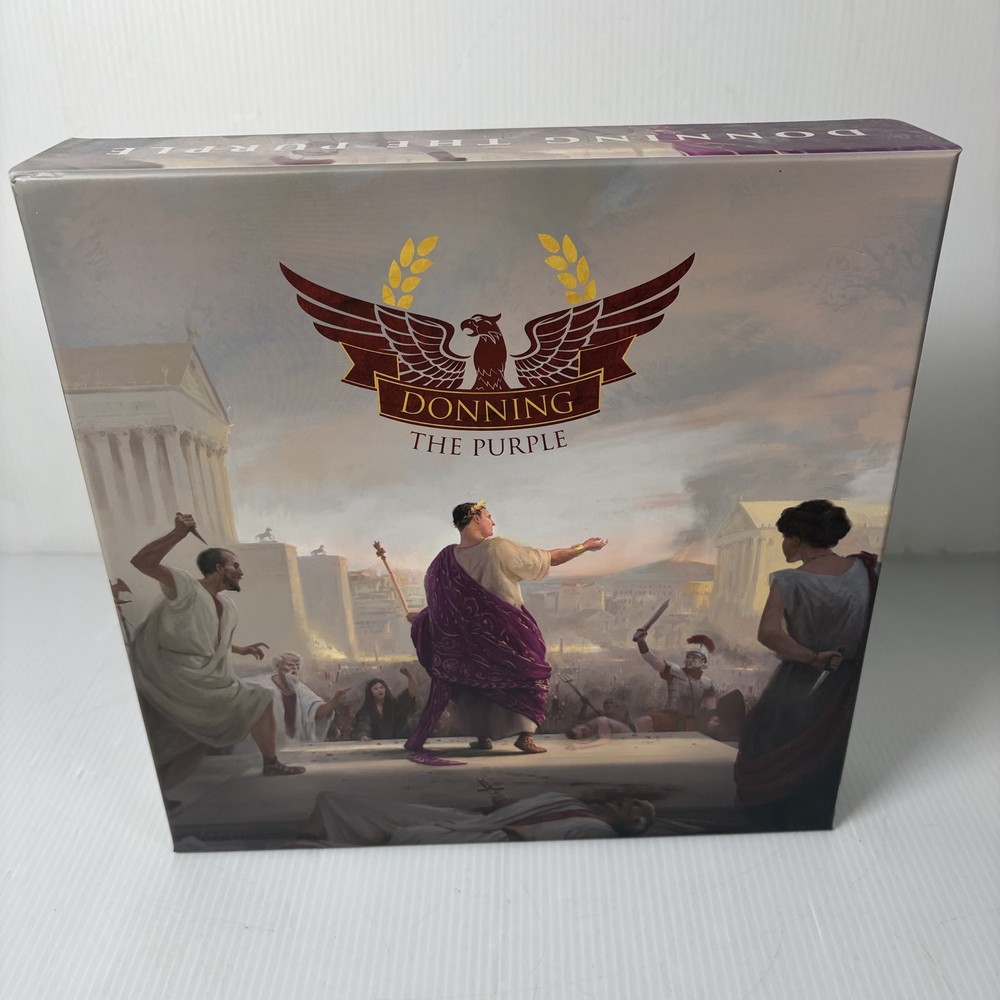 Donning the Purple Board Game Tompet Games Ancient Rome Empire Strategy Unplayed