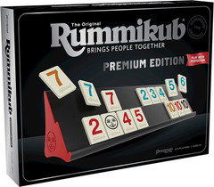 Rummikub Premium Edition by Pressman – Features Racks – Large Number Engraved Ti
