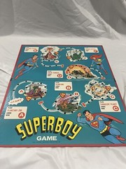 1967 Superman Game and Superboy Game Milton Bradley 4725 – COMPLETE