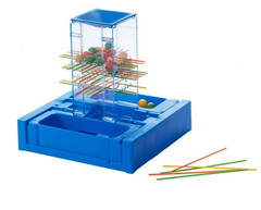 Kerplunk Games Travel Portable Kids Built-In Base Storage Unit Balls Sticks NEW