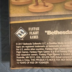 Fantasy Flight Games Fallout: The Board Game Miniatures 1-4 13+ 2017 ZX02
