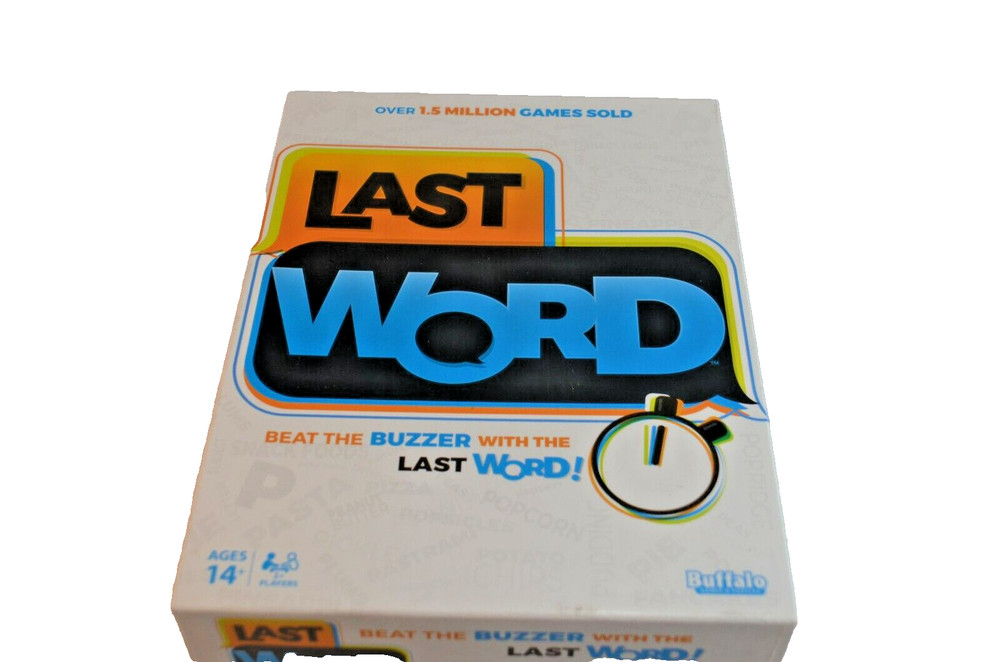 Last Word Board Game Buffalo Ages 14 and Up Complete