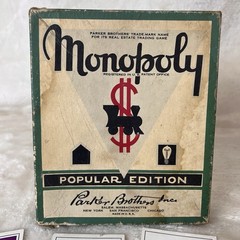 Vintage Monopoly Collection Lot 1930s Parker Bros Sets + 1970s Complete Game
