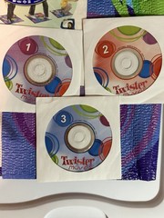 Twister Moves Milton Bradley Hasbro Dance Game 4 Music CDs 2003 Complete NO BOX