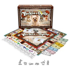 Late For The Sky Yorkie-Opoly Dog Board Game For Yorkshire Terrier Lovers