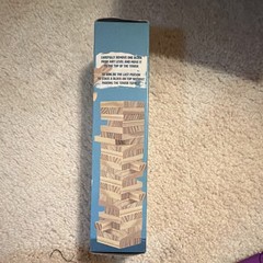 Greenbrier Tumbling Tower Stacking Game Wooden Blocks 72pc 2-4 Players Ages 6+