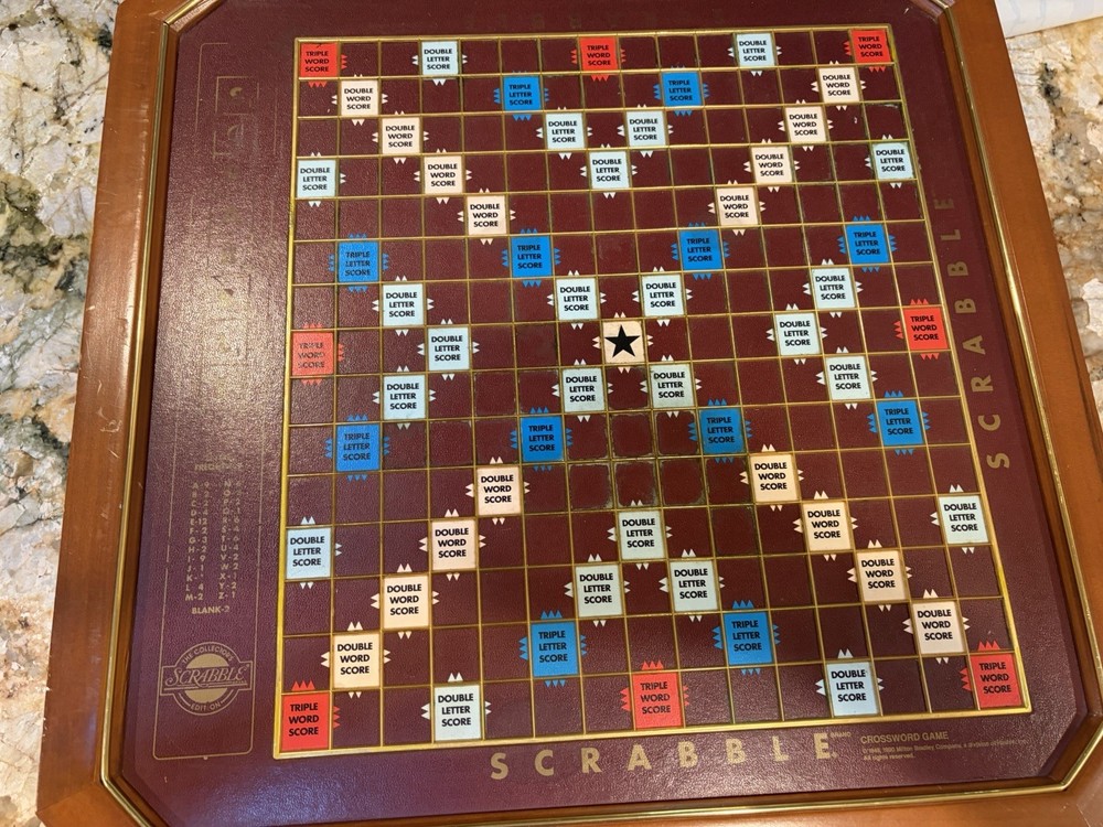 Scrabble Franklin Mint – Early 1990’s Collector’s Edition –