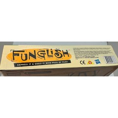 Hasbro Funglish Board Game Word Guessing Tile Game Ages 12+ Family Fun NWT