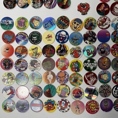 90 ’s POG Collection – Lot of 350-400 POGs & Slammers Iron Man Michael Jordan