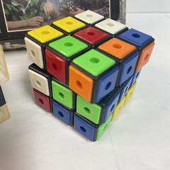Vintage Rubik’s Cube Game 1982 Complete Ideal Toy Corp Peg Game Original Box-GS