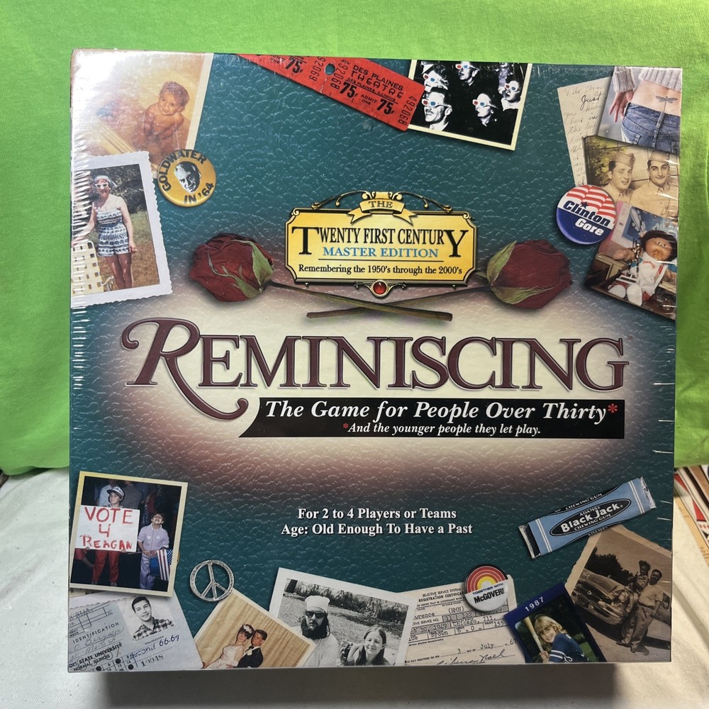 SEALED NOS “Reminiscing” Board Game 21st Century Master Edition 1950-2000s NEW