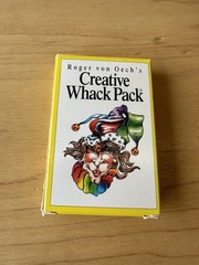 Roger Von Oech’s Creative Whack Pack Cards Strategy Generate Creative Thinking