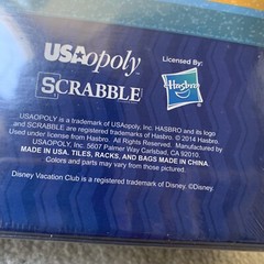 Disney Vacation Club Scrabble Game NEW! SEALED! RARE!