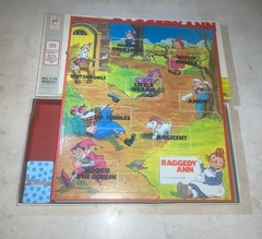 Raggedy Ann A Little Folks Board Game 1974 Milton Bradley – Complete