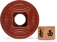 Yellow Mountain Imports Wooden Mahjong Bettor / Wind Indicator – Mahjong