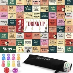 Drinking Board Game Adults 21+ 2-8 Players Social party Holiday Entertainment