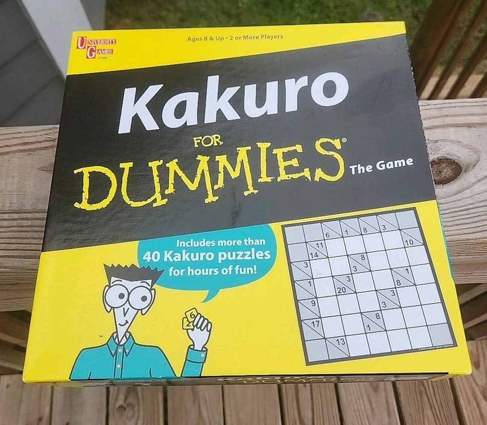 University Games Boardgame Kakuro for Dummies
