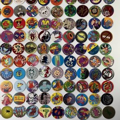 90 ’s POG Collection – Lot of 350-400 POGs & Slammers Iron Man Michael Jordan
