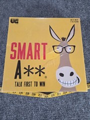 Smart A** Board Game University Games Sealed Party Trivia Game Ages 12+ 2-6 Play