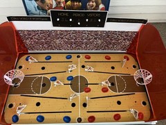Wilt Chamberlain 1973 Table Top Basketball Game with Original Box by Coleco