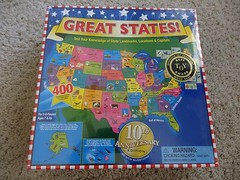 Great States! 10th Anniversary Edition Game Knowledge of States *NEW*