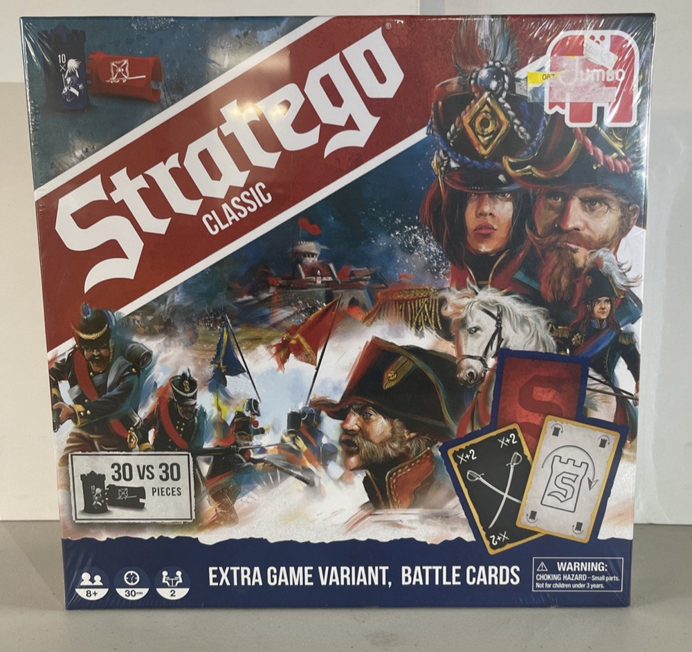 Stratego Classic Board Game – Extra Variant, Battle Cards – Sealed – Brand New