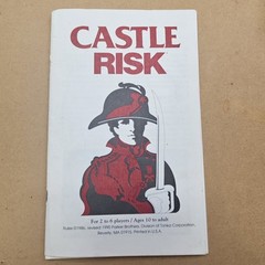 1990 Risk & Castle Risk Parker Brothers – Incomplete Set for Parts/Repair