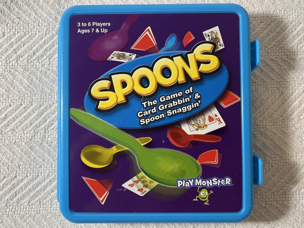 Play Monster Brand Spoons Game in Plastic Case – Complete