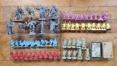 CMON Rising Sun Board Game LOT. See description! MINIs are all new!