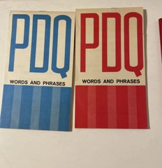 RARE & Vintage “PDQ” Board Game by Milton Bradley – 1965 Ed – See Description
