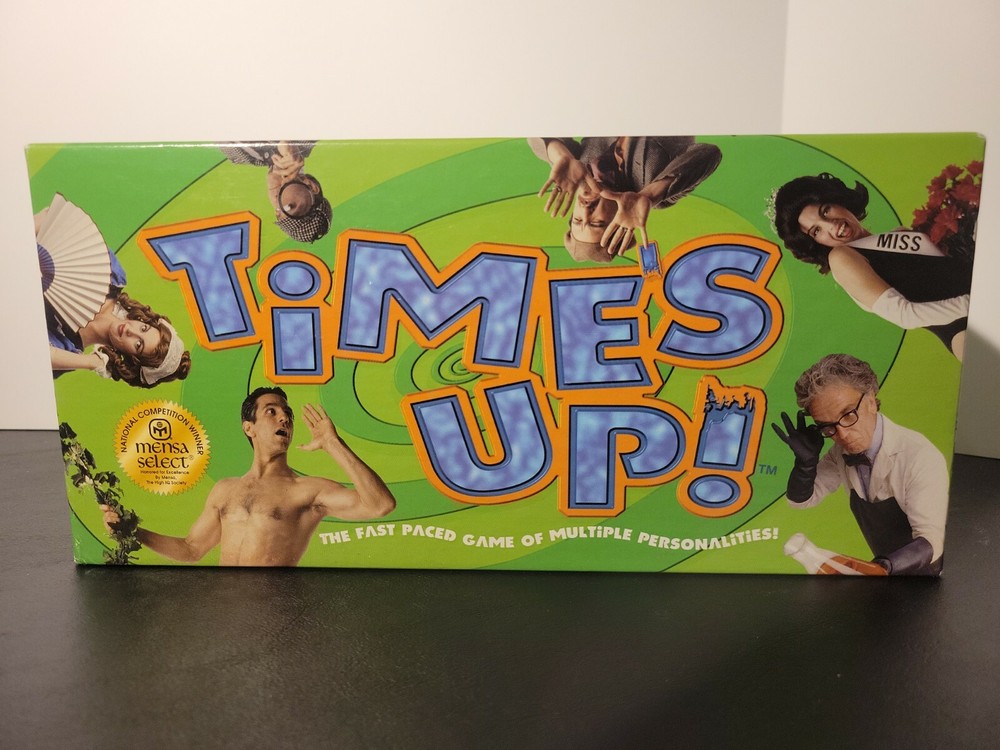 Time’s Up! Board Game Complete Family Night Party 1999 R&R Fast Paced