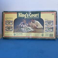 1989 KING’S COURT THE ORIGINAL GAME OF SUPERCHECKERS Checkers
