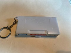 1998 Hasbro Parker Brothers MONOPOLY KEY CHAIN BOARD, 2 GAME PIECES & DICE-Fun!