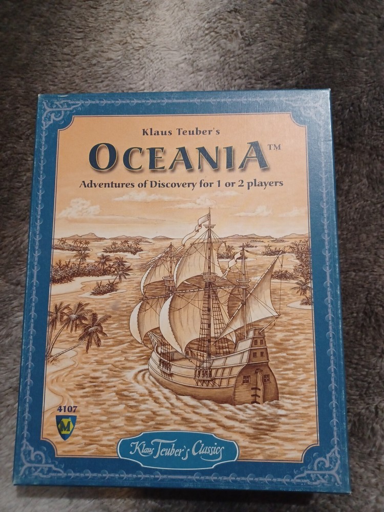Oceania Board Game Adventure Discovery Klaus Teuber Mayfair Games 2004 Complete