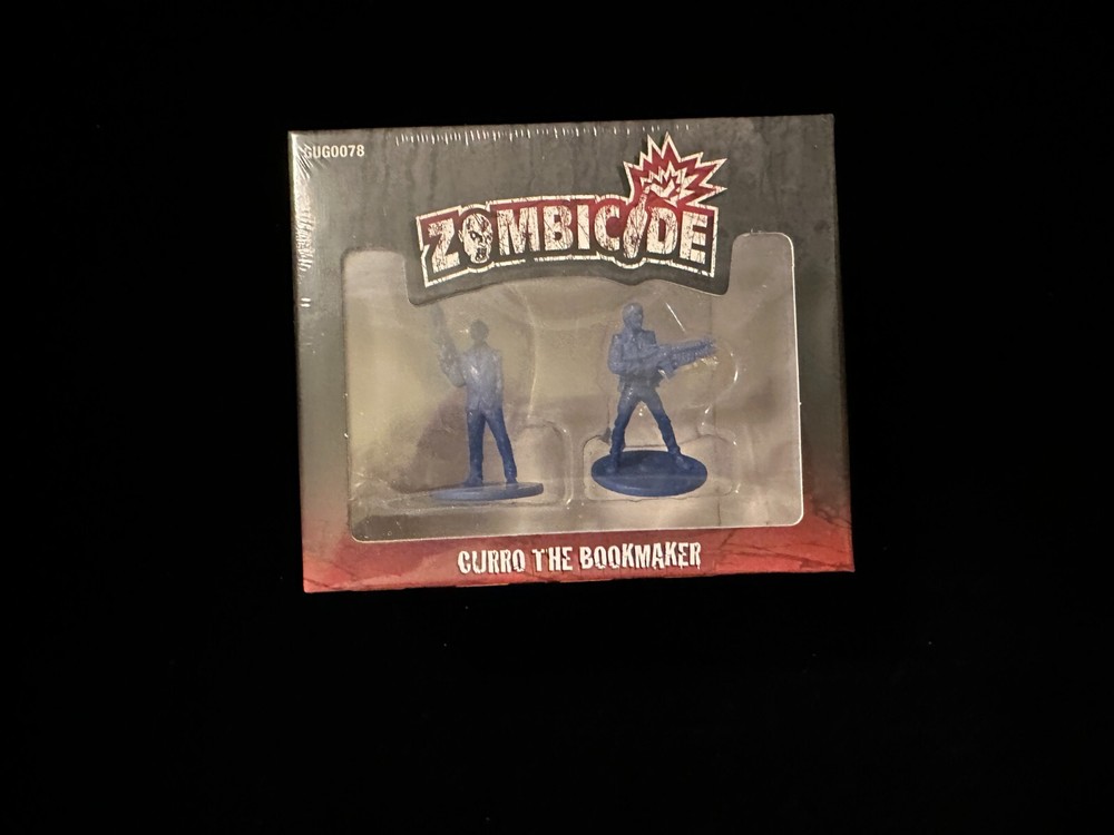 NEW Sealed Zombicide Curro the Bookmaker Miniatures Board Game CMON