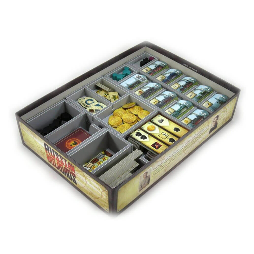 Folded Space Game Inserts Russian Railroads Expansion Board Game Accessories