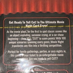 Movie Night Card Game Interactive Family Fun for Movie Lovers – Watch React Win