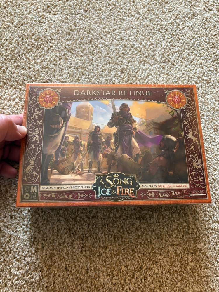 CMON A Song of Ice & Fire House Martell Darkstar Retinue Unit Box New in Shrink