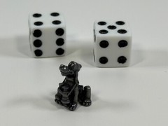 Monopoly Disney Vacation Club Edition Pluto Piece and Dice Only