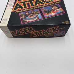Vintage 1978 Milton Bradley Laser Attack Board Game TESTED Complete No Manual