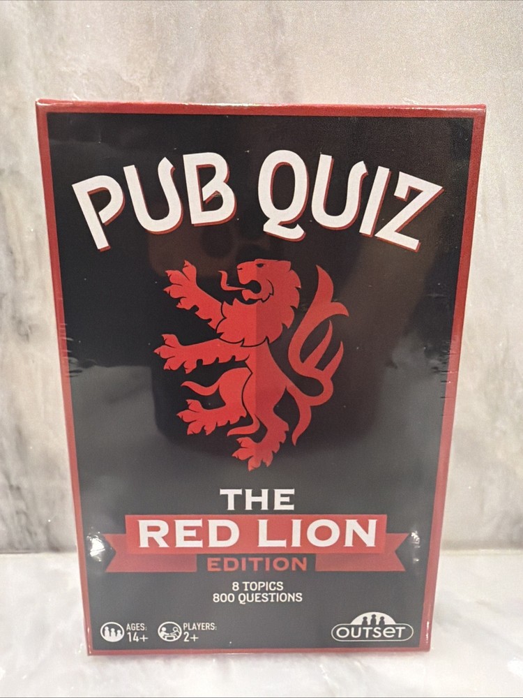 Pub Quiz The Red Lion Edition Trivia Game Outset NEW