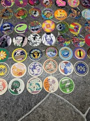 Lot of 106 Various Brands Pog , Slammer Whammers , Cybot Kaps