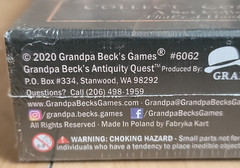 Antiquity Quest 1st Ed. Cardboard Game by Grandpa Beck’s -NEW Factory Sealed-