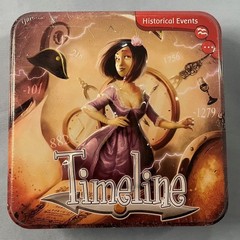 Asmodee Timeline Historical Events Card Game Tin Box Frederic Henry New Sealed