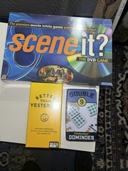 Family Games,Scene It,Better Than Yesterday And Double 9 Chicken Foot Dominoes