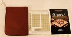 1989 Deluxe Scrabble Game Complete in Very Good Condition FREE SHIPPING
